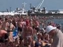 «Ёханый-бабоханный!»: заполненный туристами пляж Сочи попал на видео