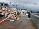 «Увидели небо лежа на кроватях»: последствия урагана в Сочи попали на видео 