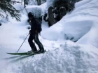 «Арктическая тоска»: в горах Красной Поляны лыжник попал в снежную ловушку