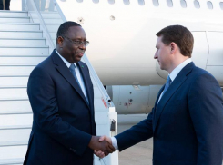Глава Сочи встретил президента Сенегала 