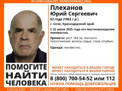 Почти месяц в Сочи не могут найти пропавшего без вести 62-летнего мужчину