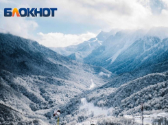 Сугробы в горах Сочи выросли до 55 сантиметров