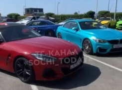 В Сириусе наглые любители скорости бесплатно паркуются, занимая сразу несколько мест