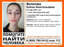 Молодая женщина пропала в Сочи
