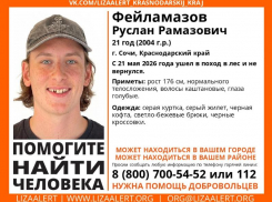 В Сочи 21-летний парень ушел в лес и пропал