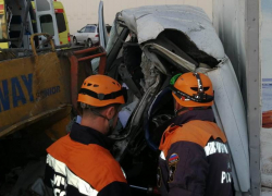 СПАСАТЕЛИ ДЕБЛОКИРОВАЛИ ЗАЖАТОГО В РЕЗУЛЬТАТЕ ДТП ВОДИТЕЛЯ "ГАЗЕЛИ"