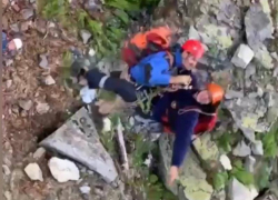 В Сочи спасатели эвакуировали путешественника вертолётом 