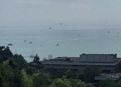 В Сочи заметили корабли-миражи над морем