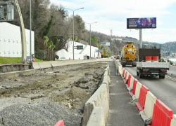 Стало известно, когда закончится масштабный ремонт на участке федеральной трассы в Сочи