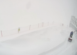 Высота сугробов в горах Сочи достигла 45 сантиметров