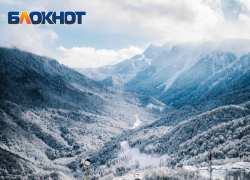 Сугробы в горах Сочи достигли почти 3 метров