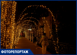 Улицы засияли новогодними огнями: фоторепортаж с новогодней атмосферой Сочи 
