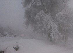 В предгорной и горной зоне в Сочи ожидается очень сильный снег.