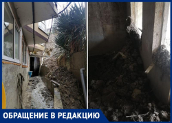 Сочинка опасается за сохранность своего дома: «Подпорная стена за 100 миллионов рублей может рухнуть в любой момент»