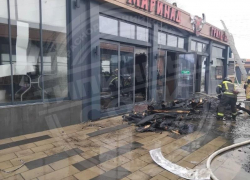  В Сочи сгорело кафе на набережной Дагомыса