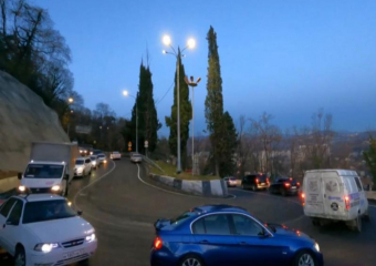 На трассе Джубга — Сочи установили новое освещение