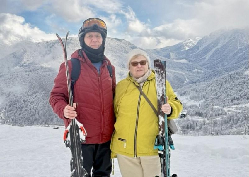 Пара из Балашихи отметила золотую свадьбу в горах Сочи