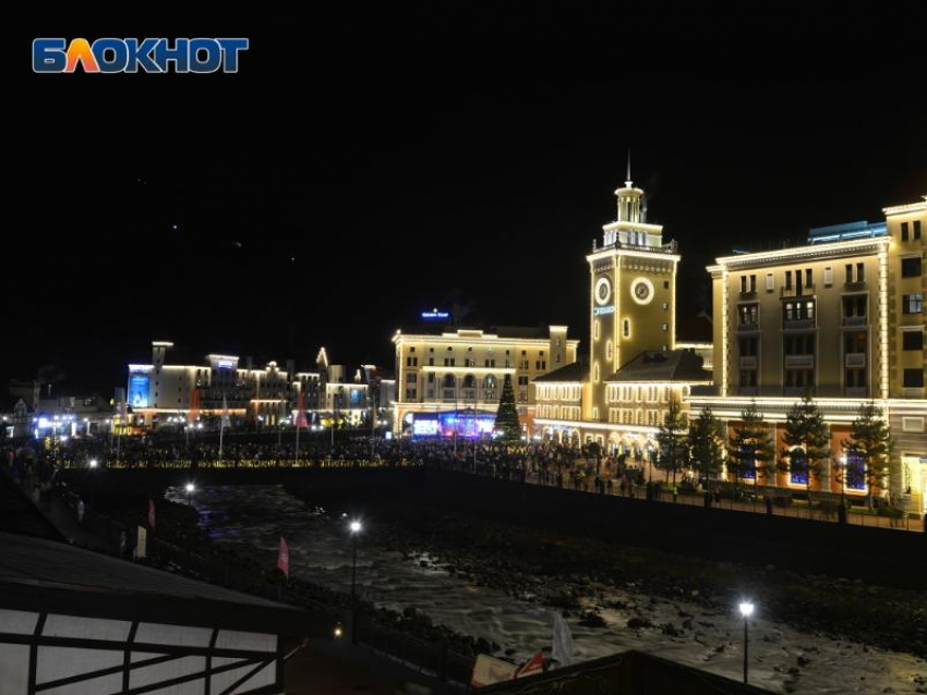 Почти полмиллиона туристов приедут в Сочи на новогодние праздники