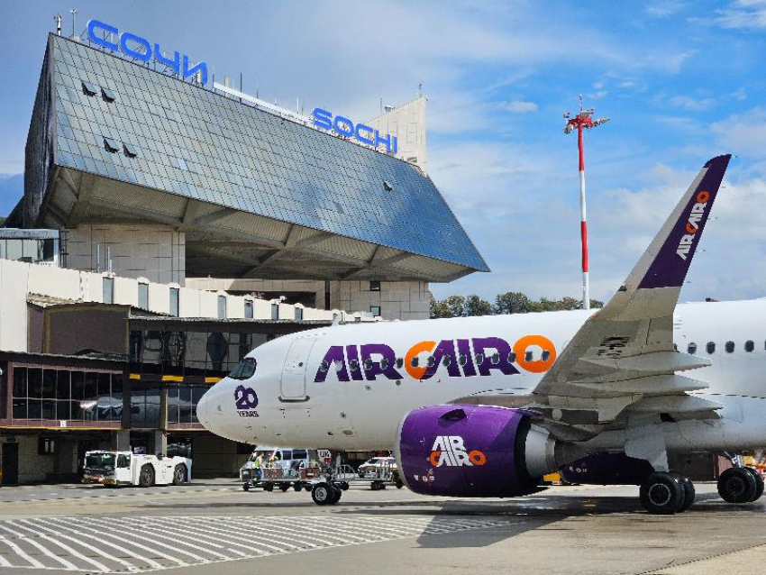  Авиакомпания Египта выполнила первый рейс из Шарм-эль-Шейха в Сочи