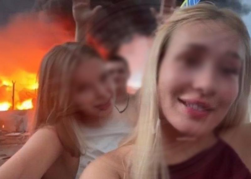  Девушки сняли веселое видео на фоне горящей нефтебазы в Сочи