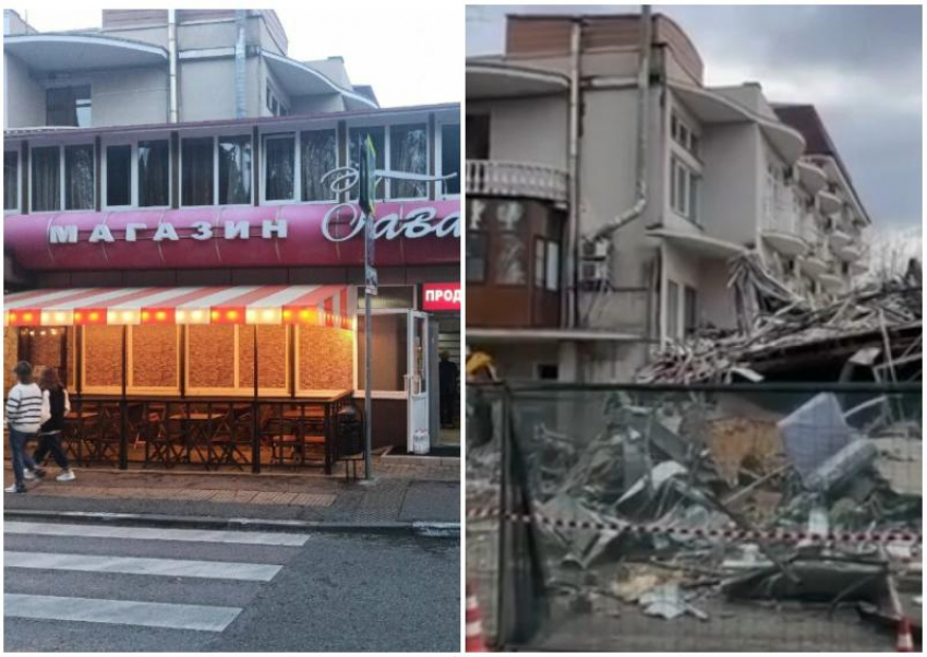 Магазин с мини-отелем снесли в Сириусе