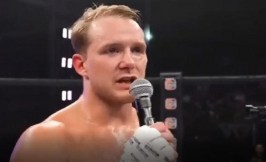Борец MMA Букин поддержал СВО с ринга на турнире в Сочи 
