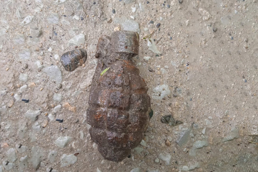 В Сочи местные жители нашли мины и гранаты со времен ВОВ у себя во дворе