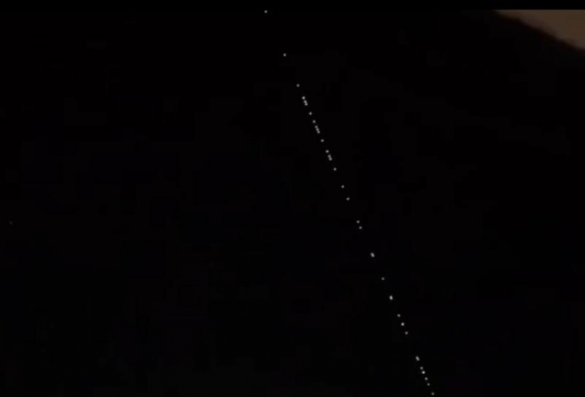 Спутники Starlink заметили в небе на Сочи