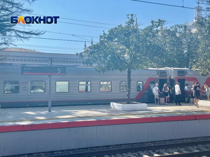  15 пар новых электричек запустят из Сочи в Сириус и горы