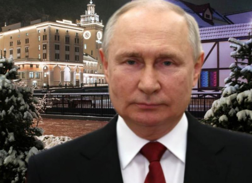 Новогоднее поздравление от Путина продают в Сочи за 500 рублей