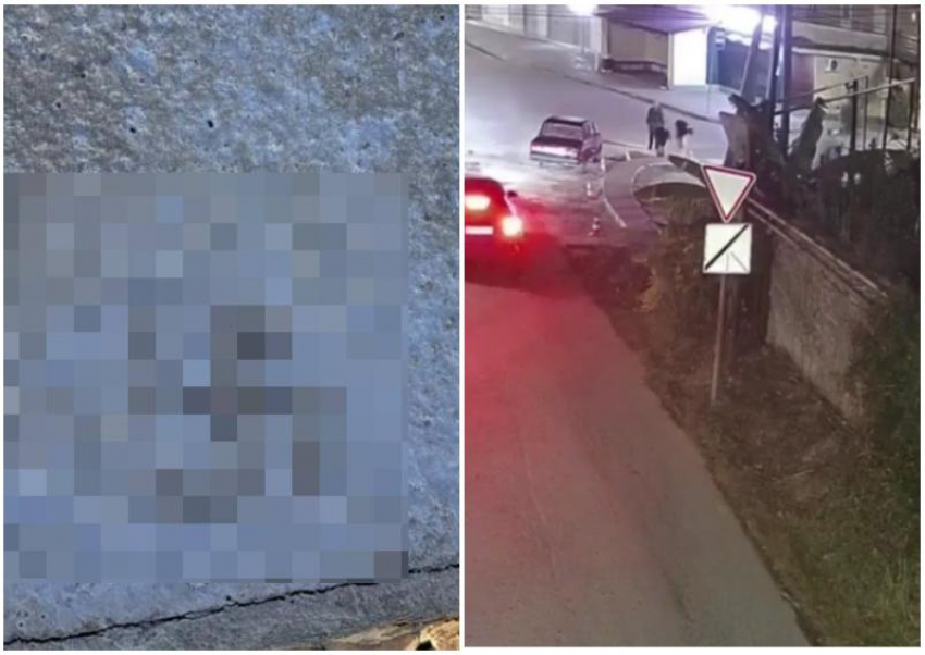  Полиция Сочи ищет подростков, нарисовавших свастику на свежеуложенном бетоне