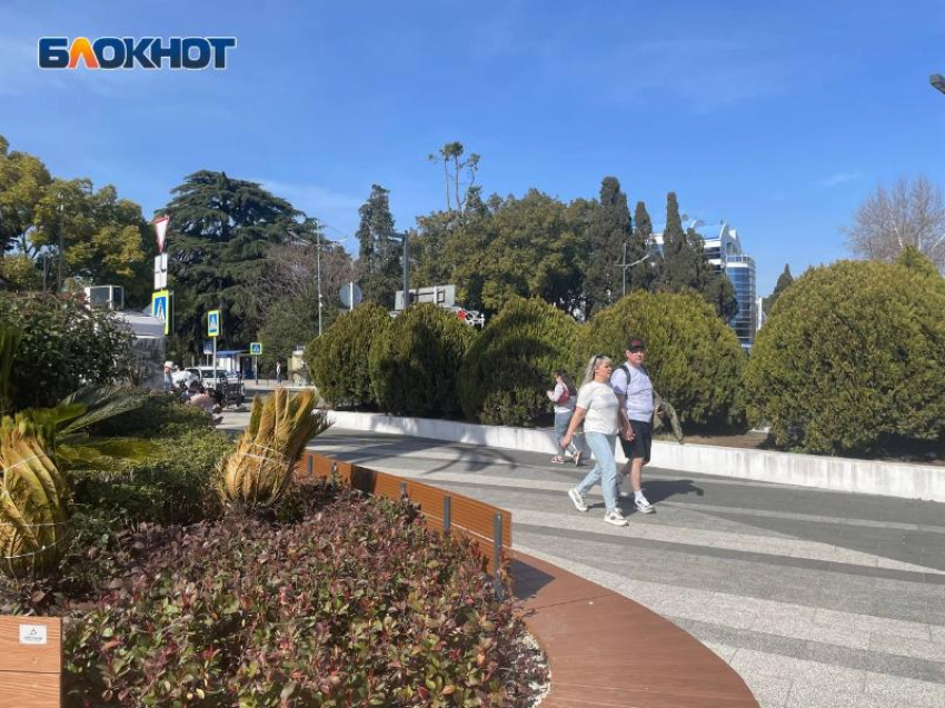 В апреле Сочи занял 2-е место в рейтинге популярных направлений отдыха