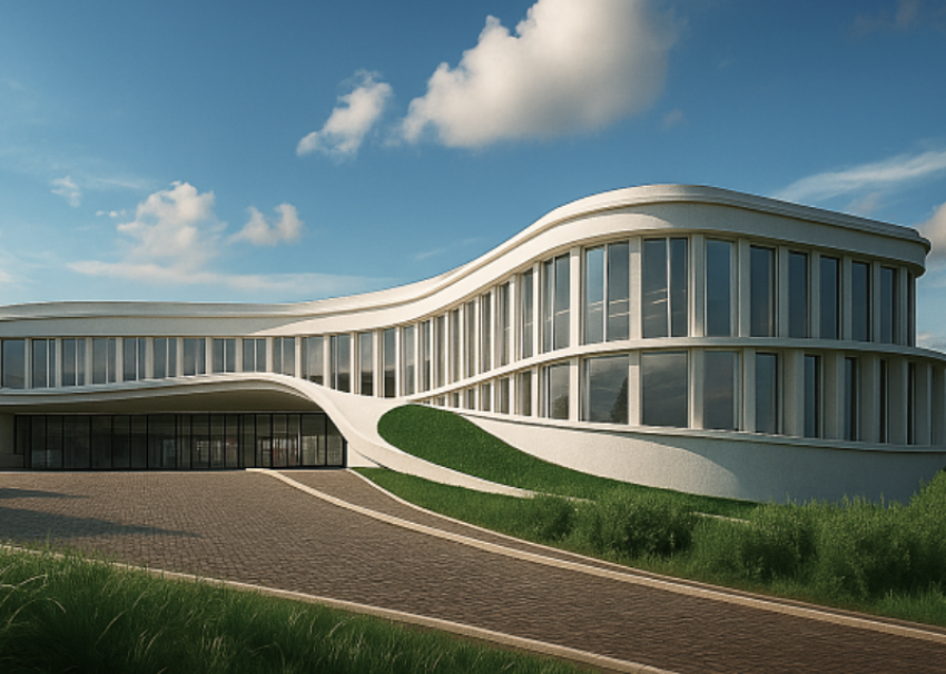 Панорамные окна и округлые формы: инвестор показал, как будет выглядеть новая школа в Сочи