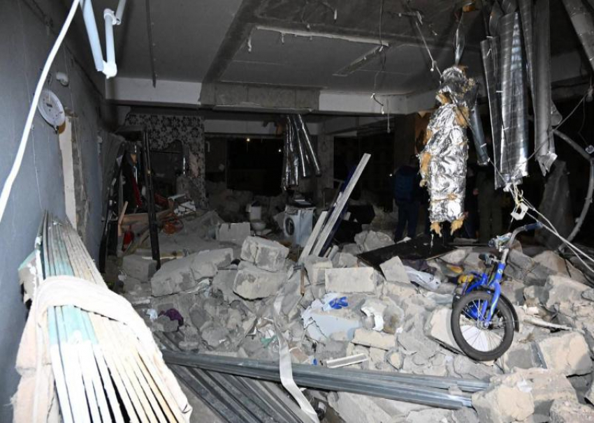 В центре Сочи восстанавливают многоэтажку, в которой произошел взрыв газа