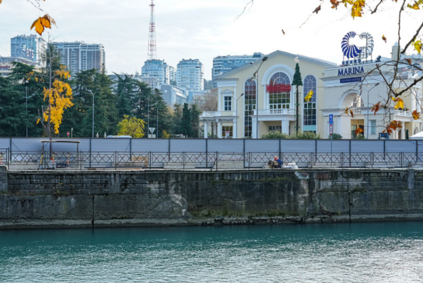 В Сочи начался заключительный этап реконструкции набережной «Ривьера»