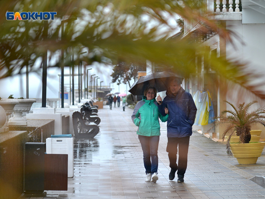 Затяжные дожди вновь накроют Сочи