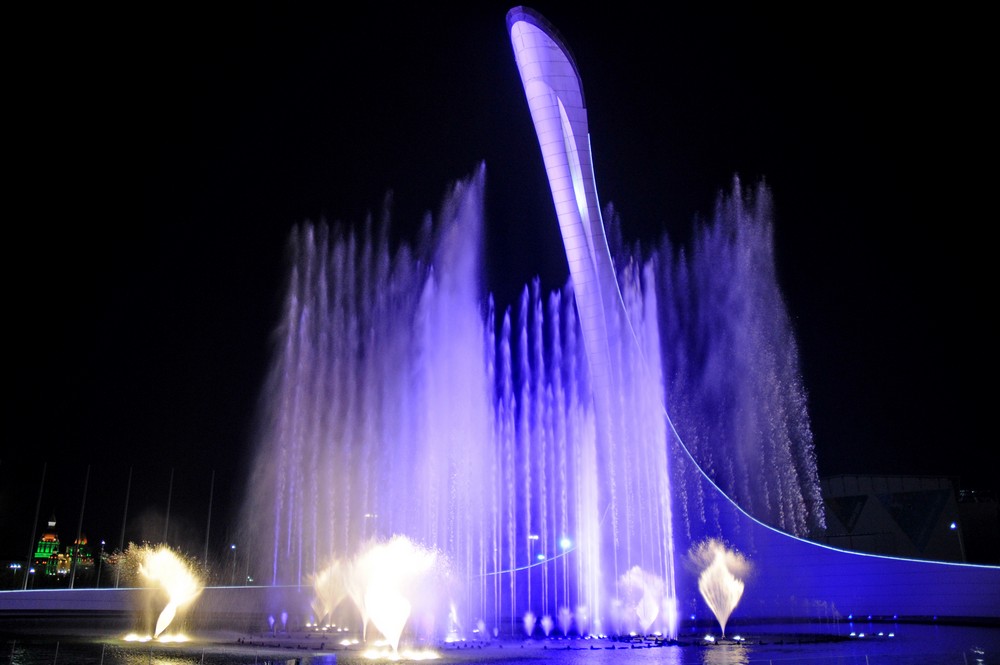 Сочи-олимпийский парк-поющие фонтаны